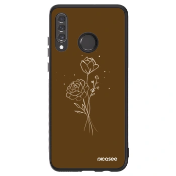 Picasee ULTIMATE CASE pentru Huawei P30 Lite - Brown flowers