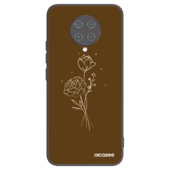 Husă pentru Xiaomi Poco F2 Pro - Brown flowers