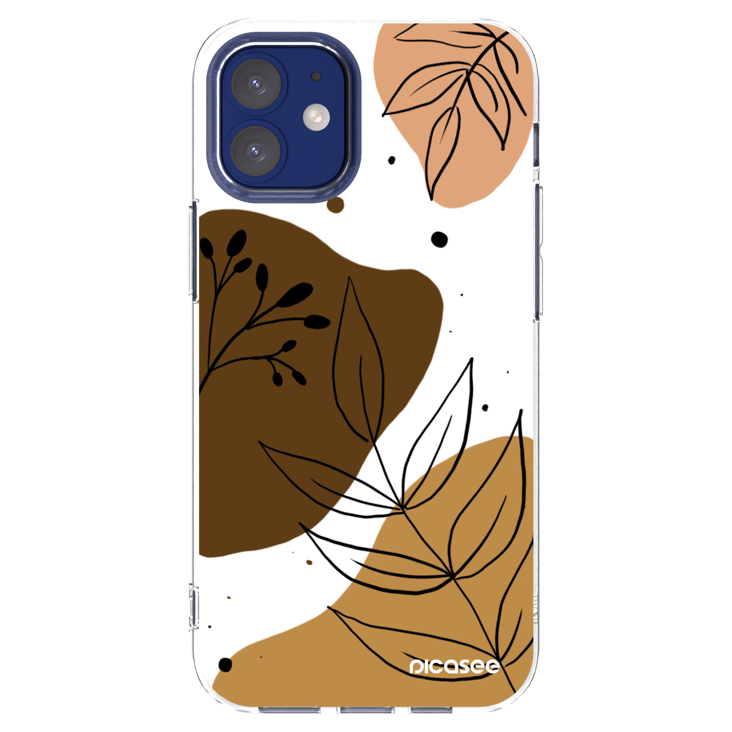 Picasee husă transparentă din silicon pentru Apple iPhone 12 mini - Boho style