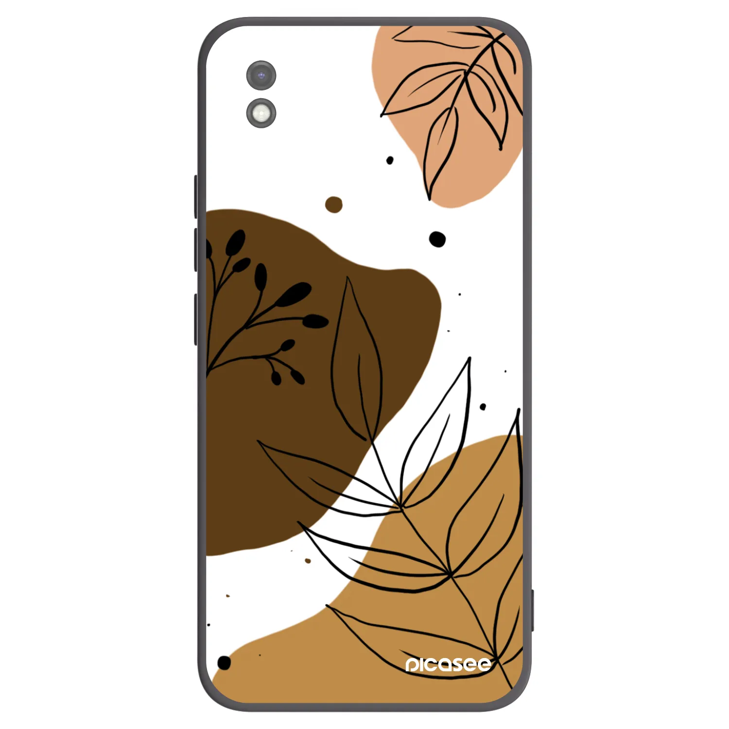 Picasee husă neagră din silicon pentru Xiaomi Redmi 9AT - Boho style
