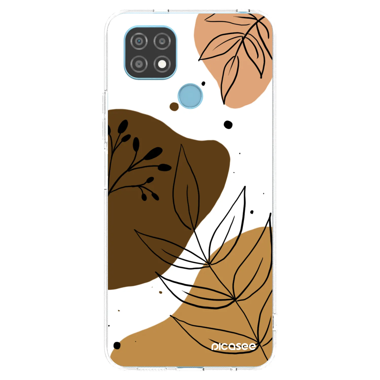 Picasee husă transparentă din silicon pentru Realme C21 - Boho style