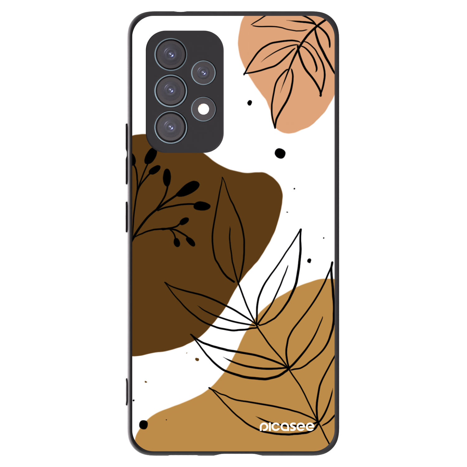Picasee husă neagră din silicon pentru Samsung Galaxy A53 5G A536 - Boho style