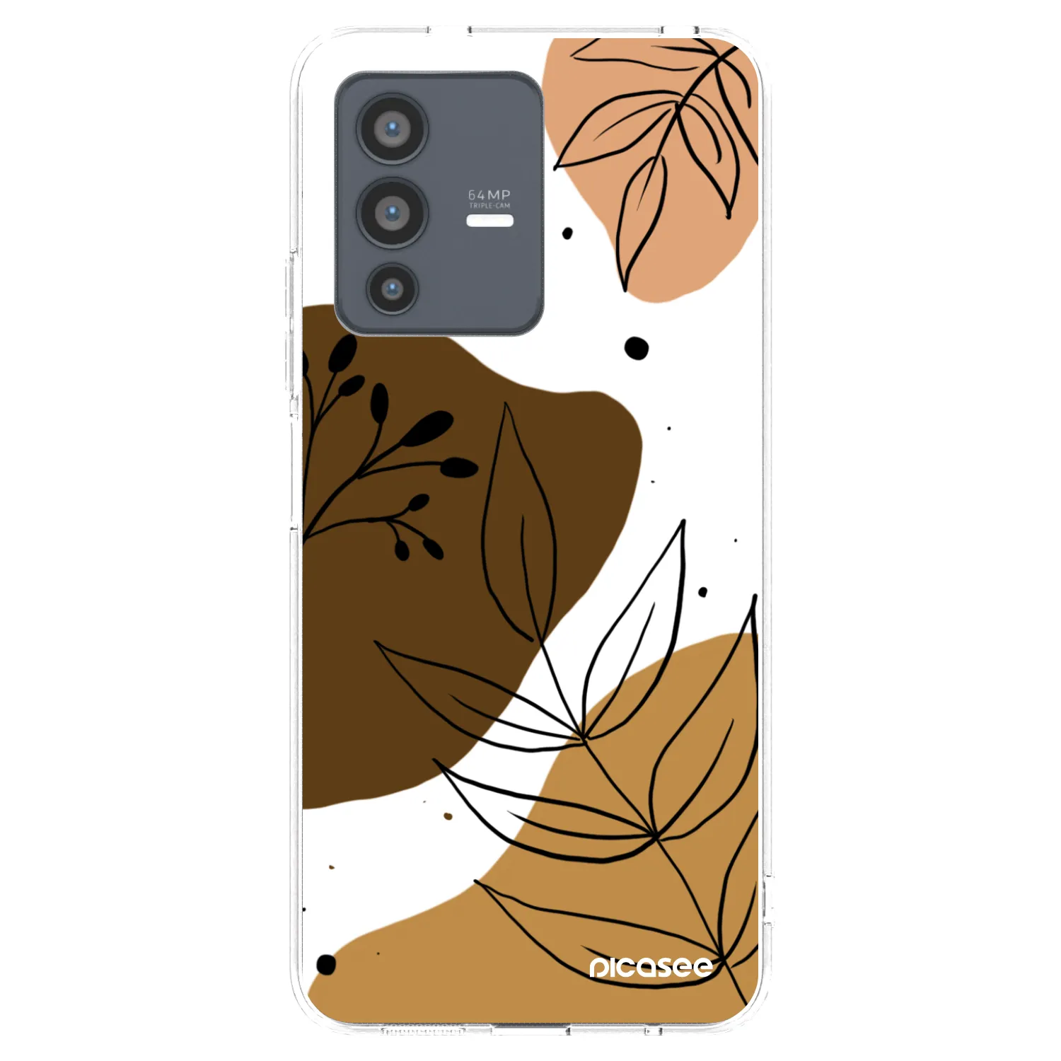 Picasee husă transparentă din silicon pentru Vivo V23 5G - Boho style