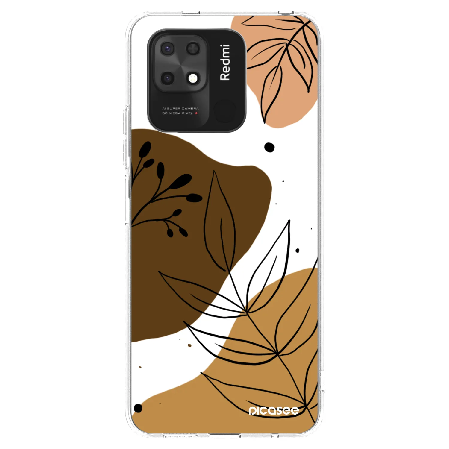 Picasee husă transparentă din silicon pentru Xiaomi Redmi 10C - Boho style