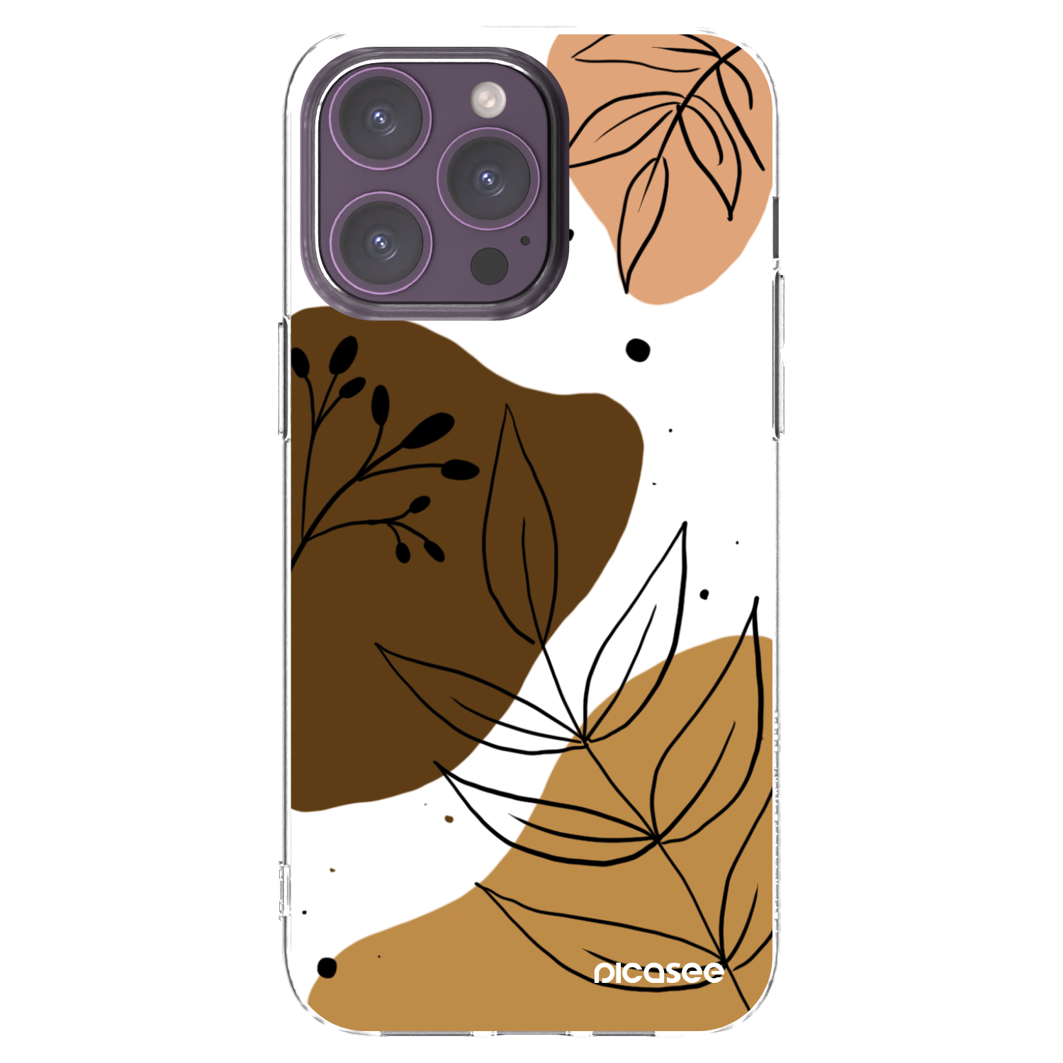 Picasee husă transparentă din silicon pentru Apple iPhone 14 Pro Max - Boho style
