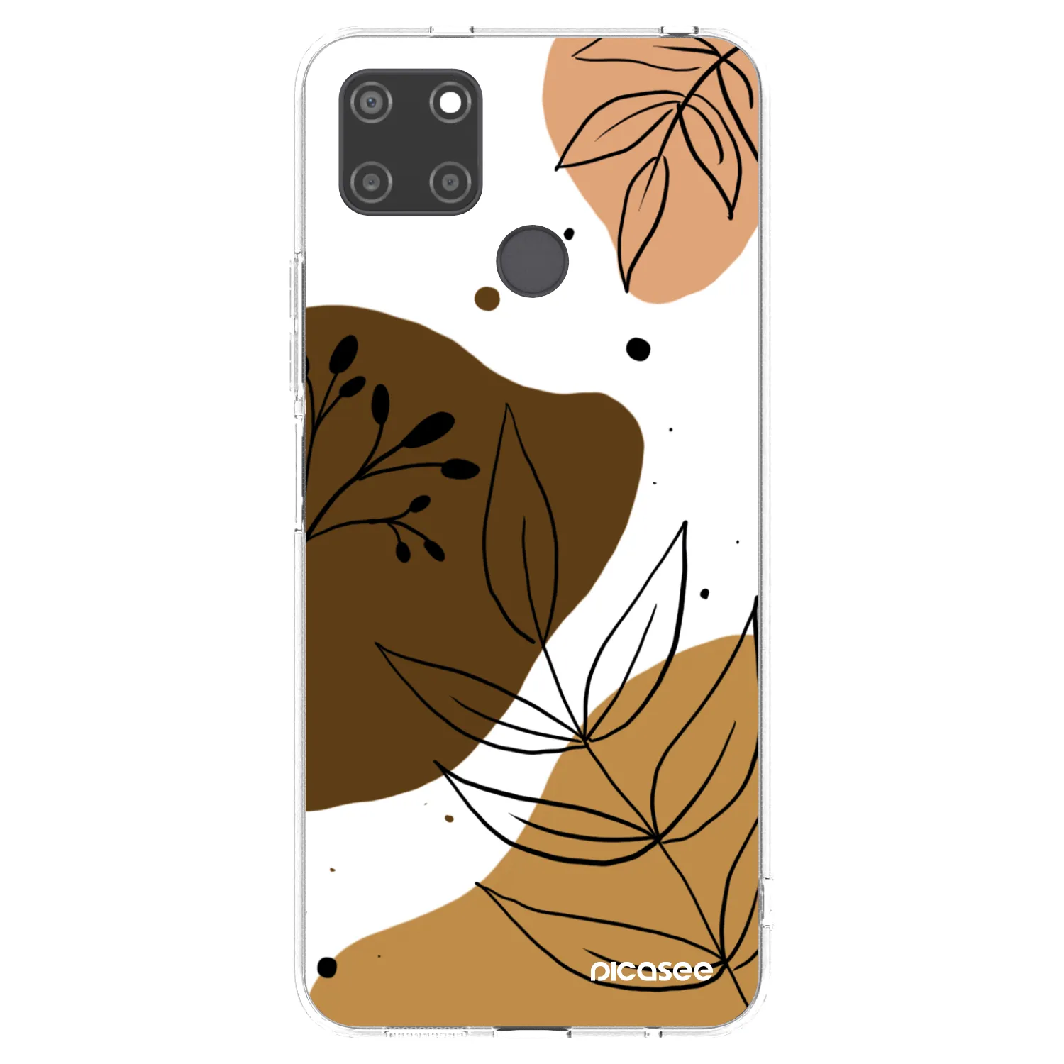 Picasee husă transparentă din silicon pentru Realme C21Y - Boho style