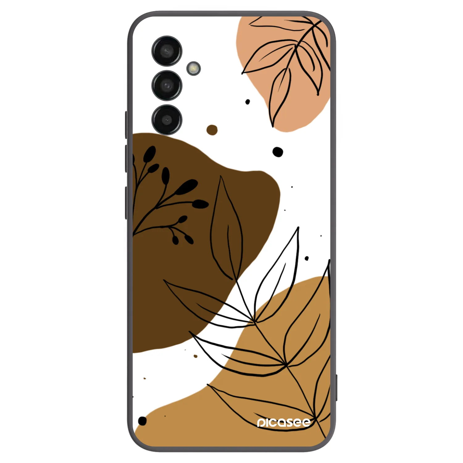 Picasee husă neagră din silicon pentru Samsung Galaxy M13 M135F - Boho style
