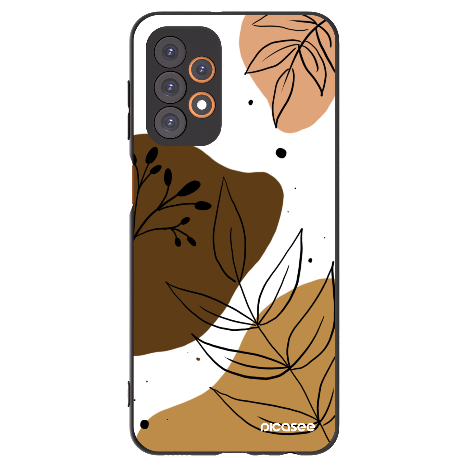 Picasee husă neagră din silicon pentru Samsung Galaxy A23 A236B 5G - Boho style