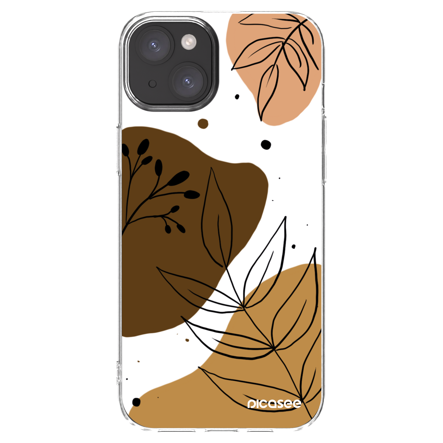Picasee husă transparentă din silicon pentru Apple iPhone 15 Plus - Boho style