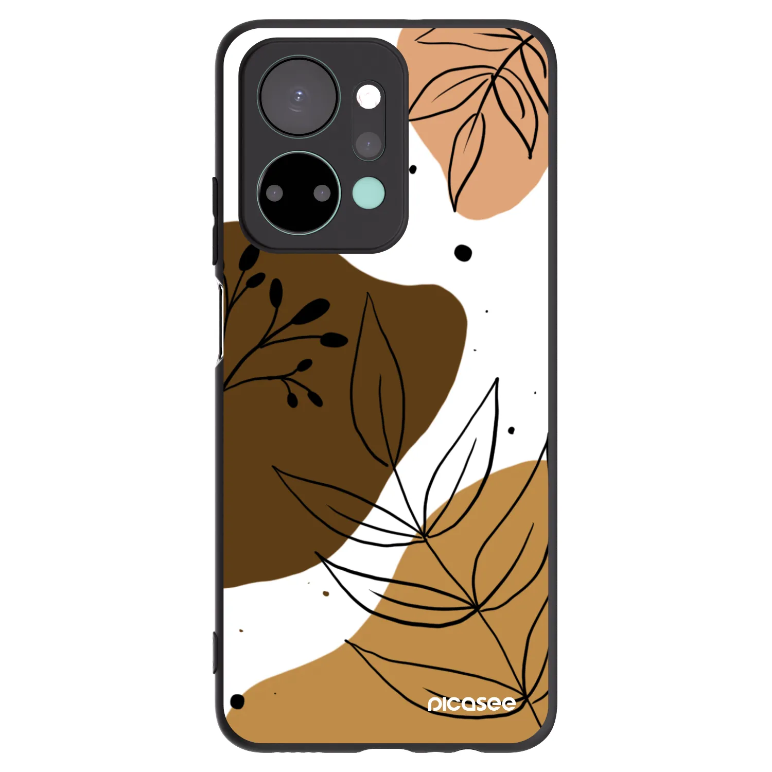 Picasee husă neagră din silicon pentru Honor X7a - Boho style