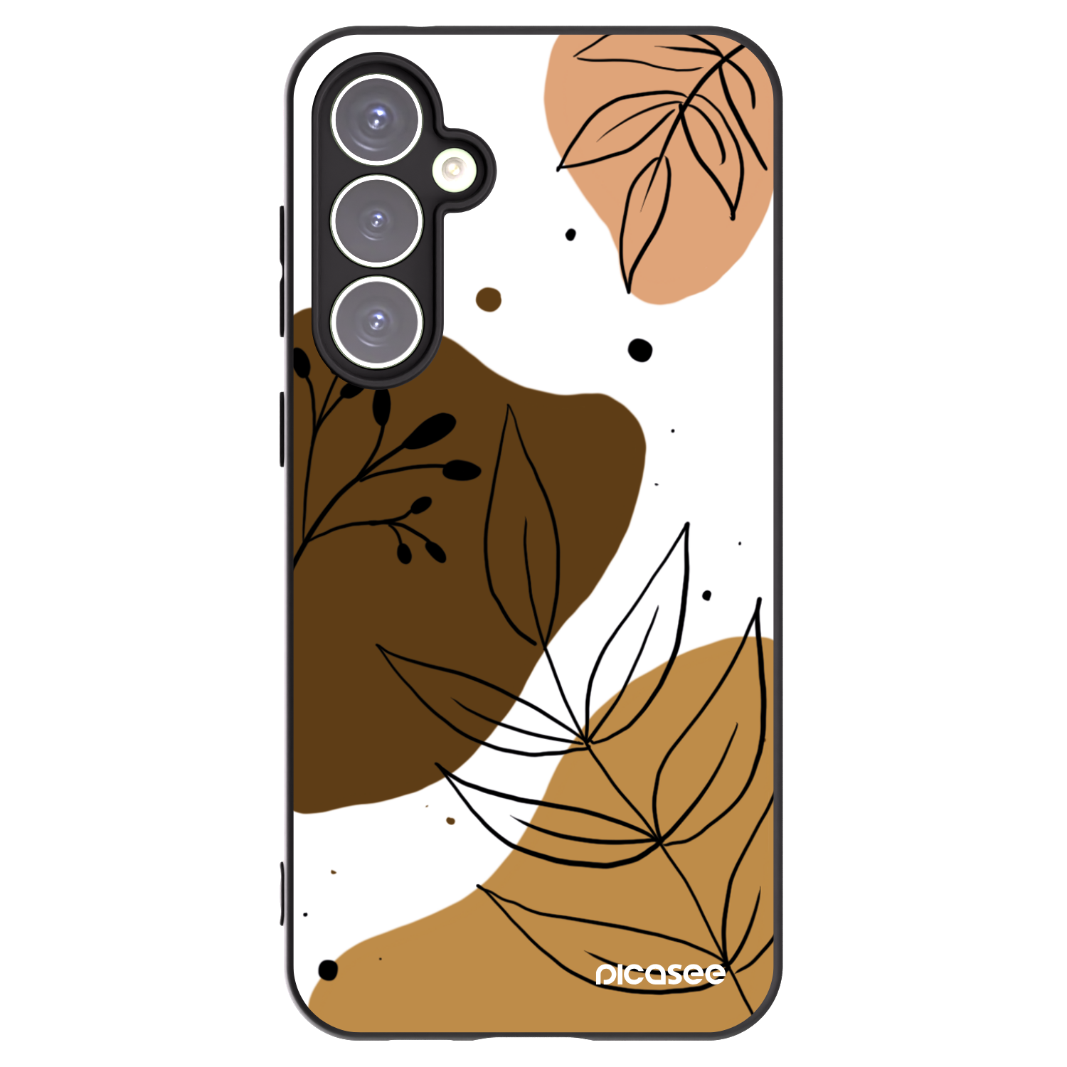 Picasee husă neagră din silicon pentru Samsung Galaxy S23 FE S711B - Boho style