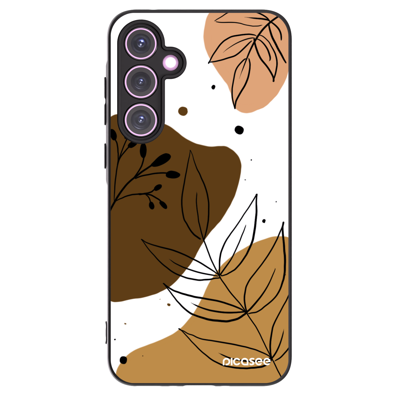 Picasee husă neagră din silicon pentru Samsung Galaxy A35 5G A356B - Boho style