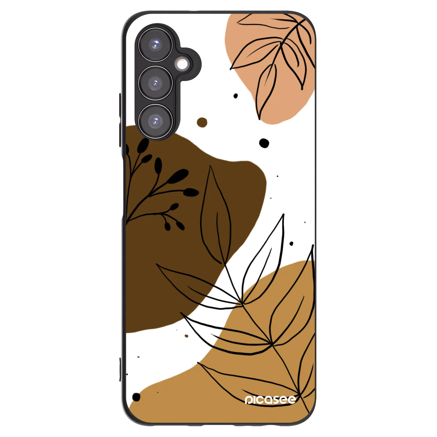 Picasee husă neagră din silicon pentru Samsung Galaxy A05s A057G - Boho style