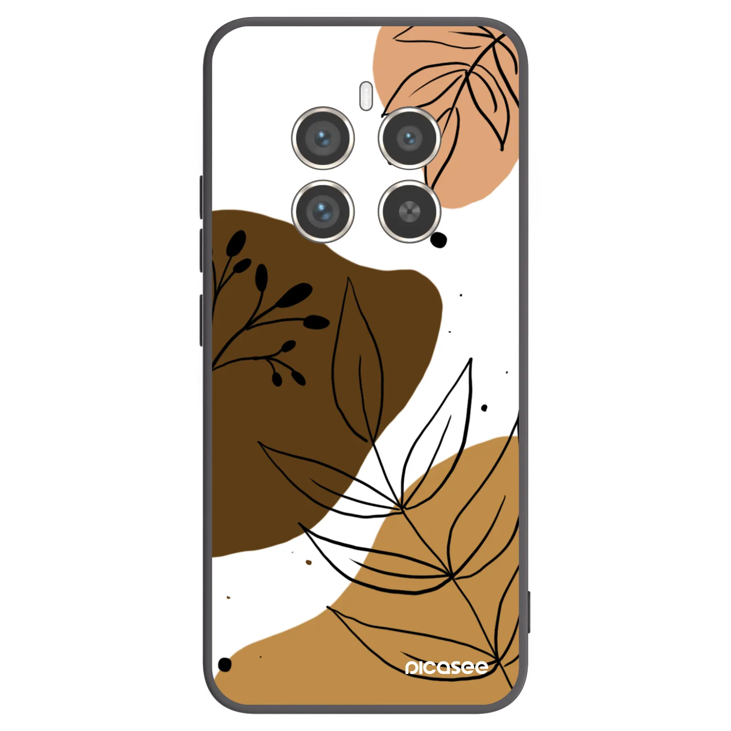 Picasee husă neagră din silicon pentru Realme 12 Pro 5G - Boho style