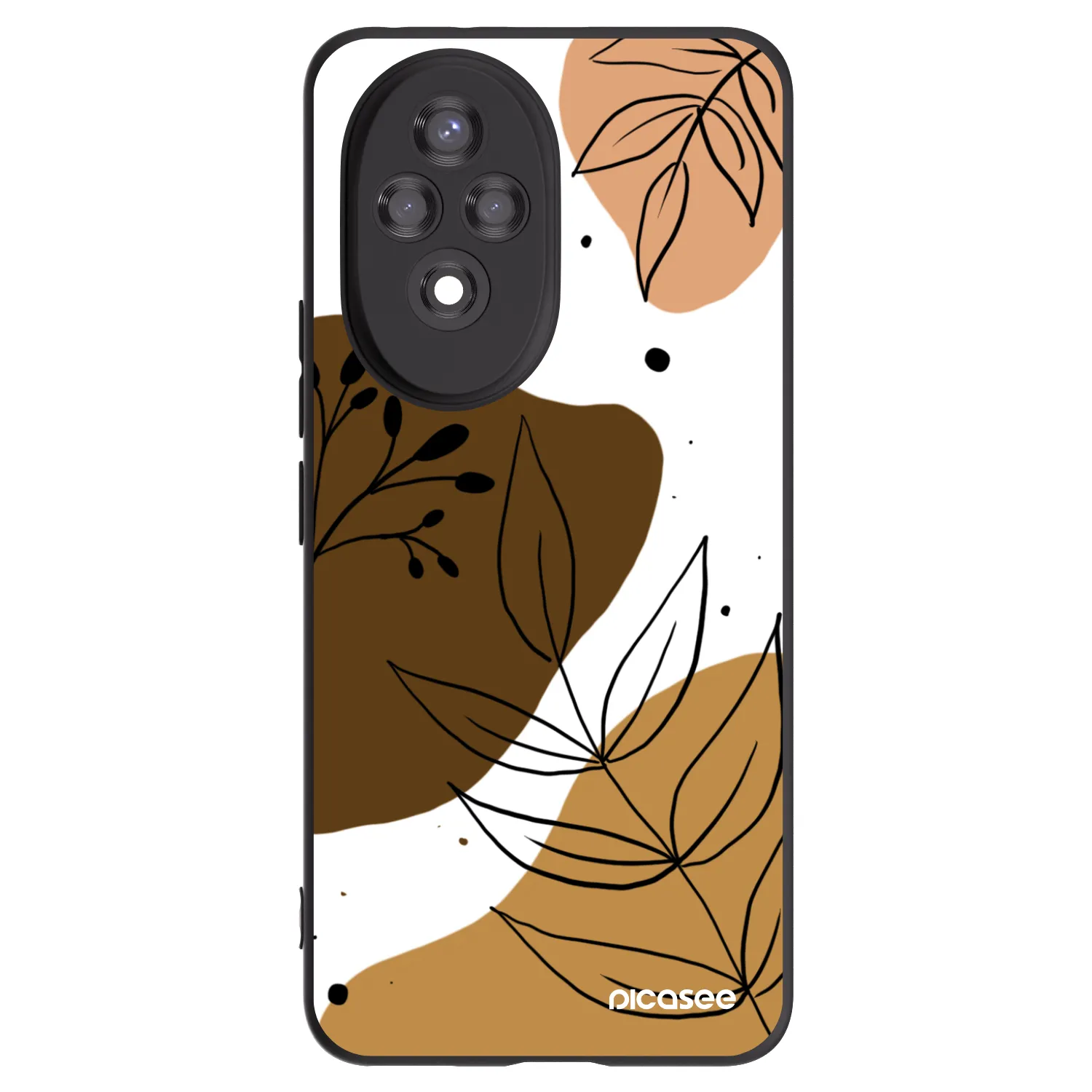 Picasee husă neagră din silicon pentru Honor 200 Pro 5G - Boho style