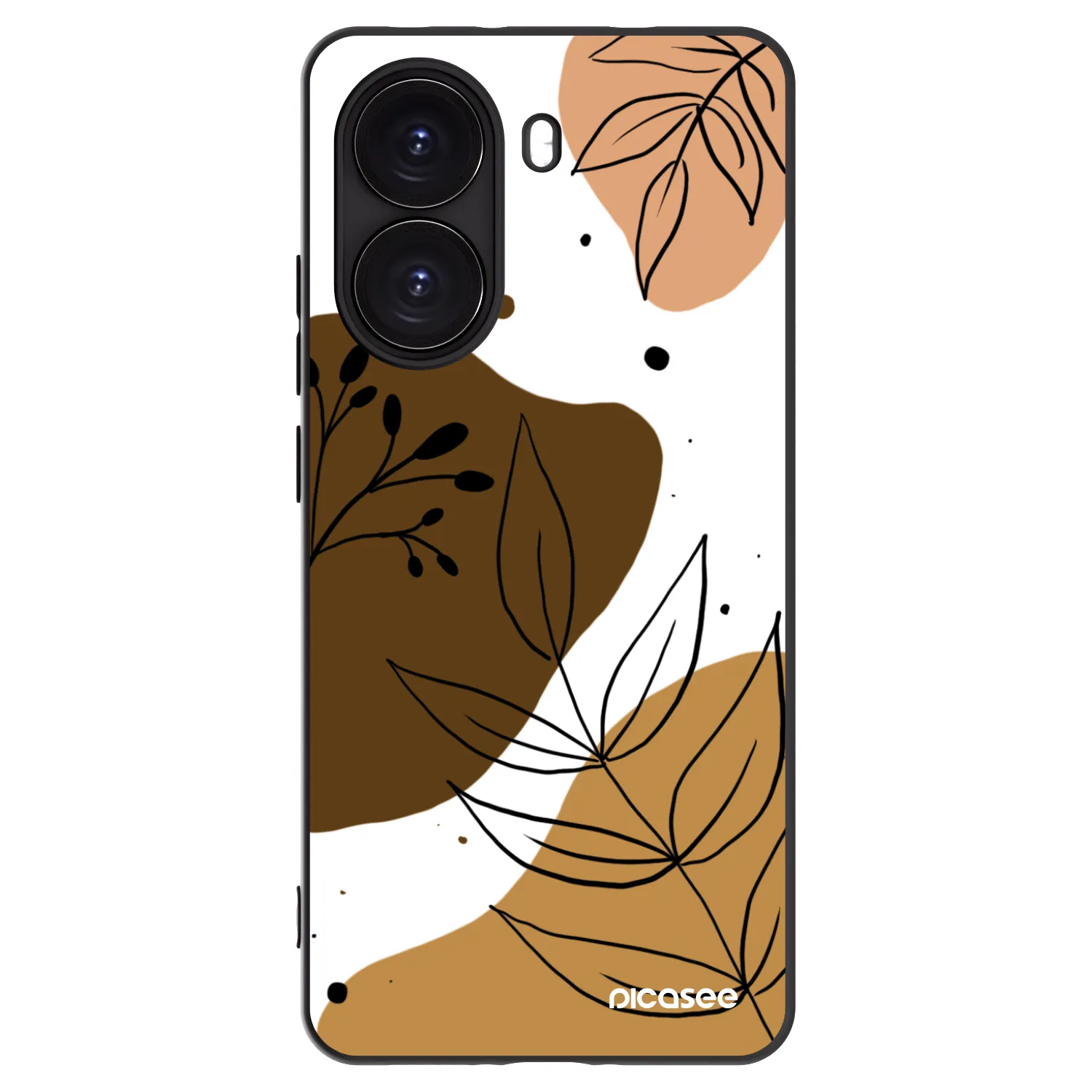 Picasee husă neagră din silicon pentru Xiaomi Poco X7 Pro 5G - Boho style