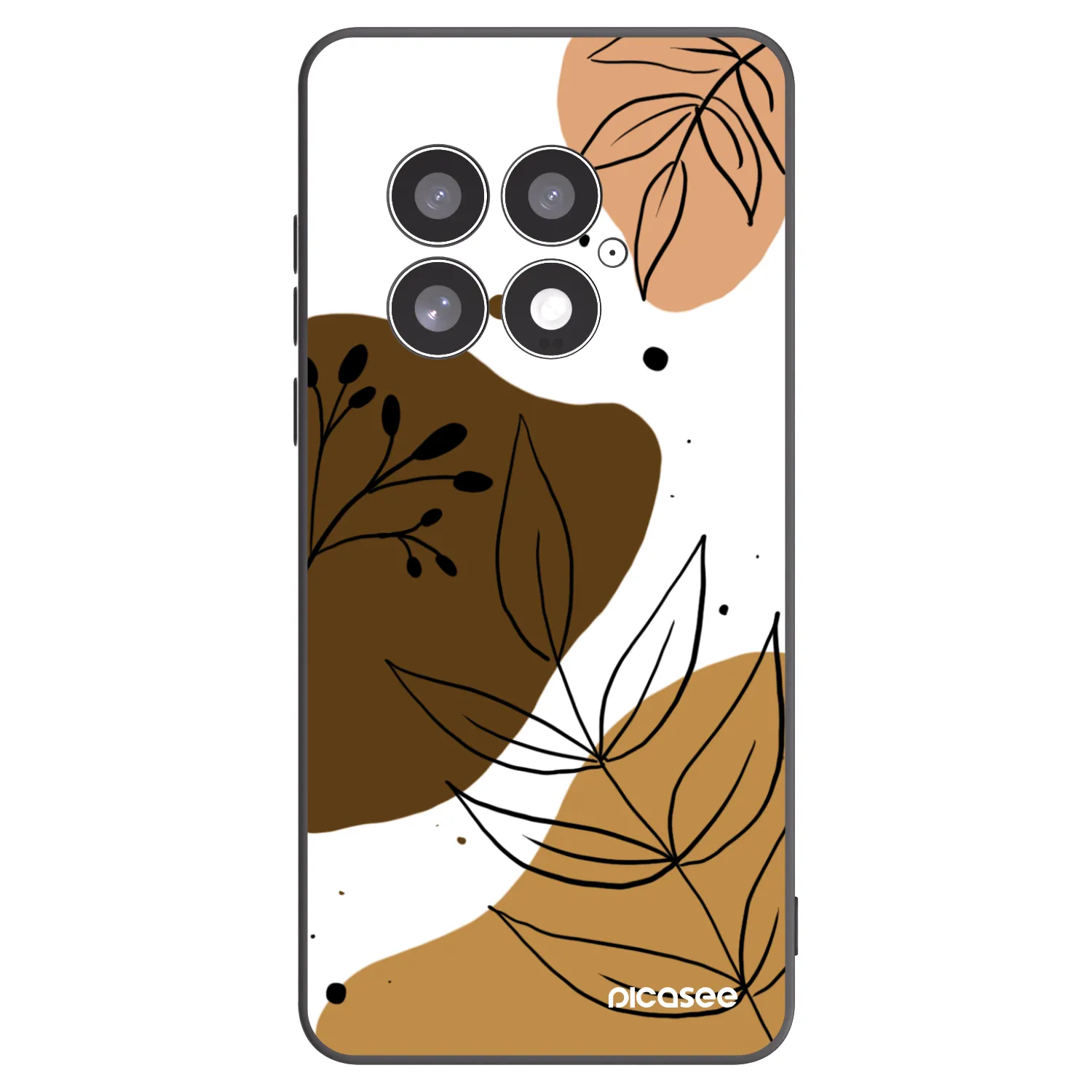 Picasee husă neagră din silicon pentru OnePlus 13 5G - Boho style