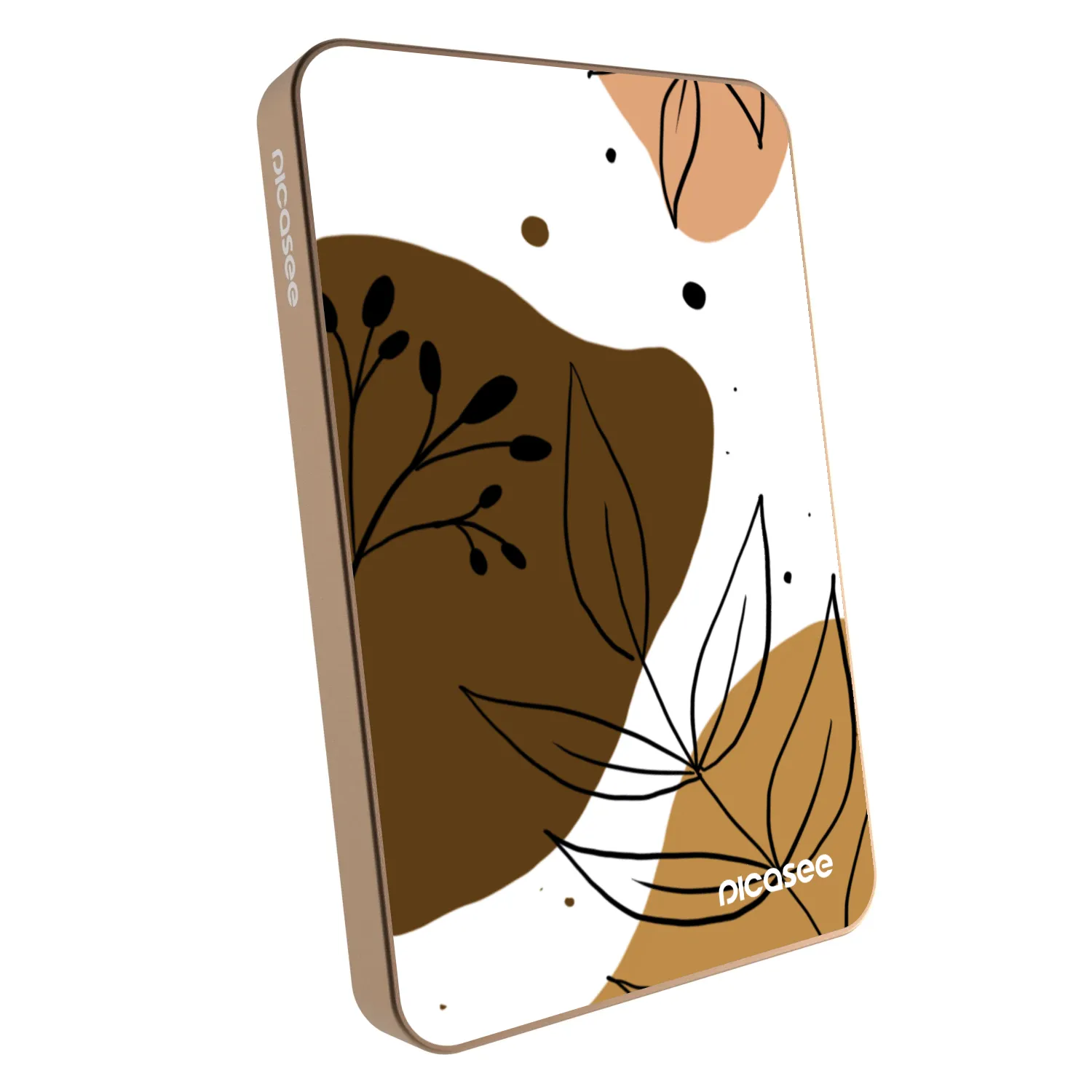 Picasee Powerbank cu MagSafe 5 000 mAh De aur - Boho style