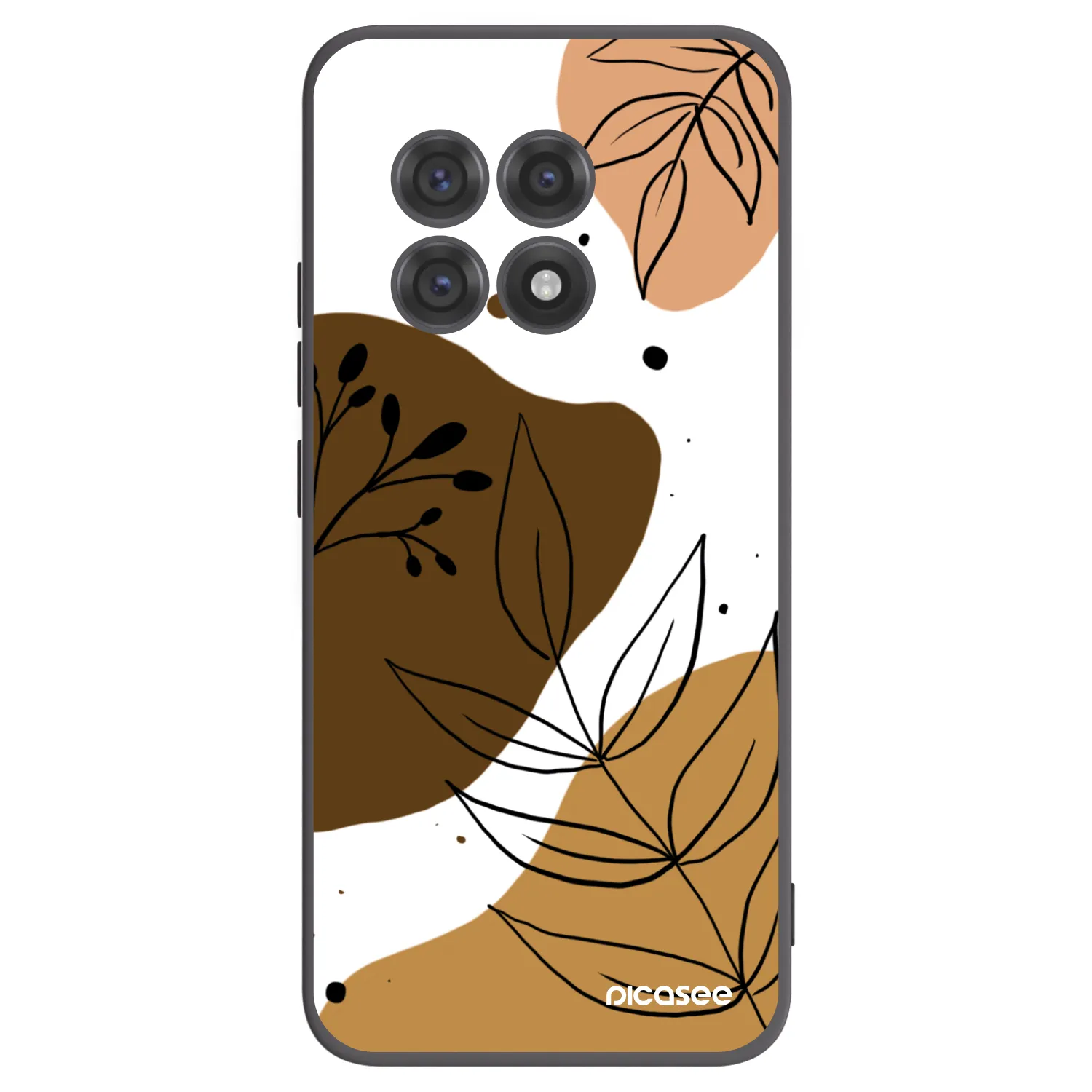 Picasee husă neagră din silicon pentru OnePlus 13R 5G - Boho style