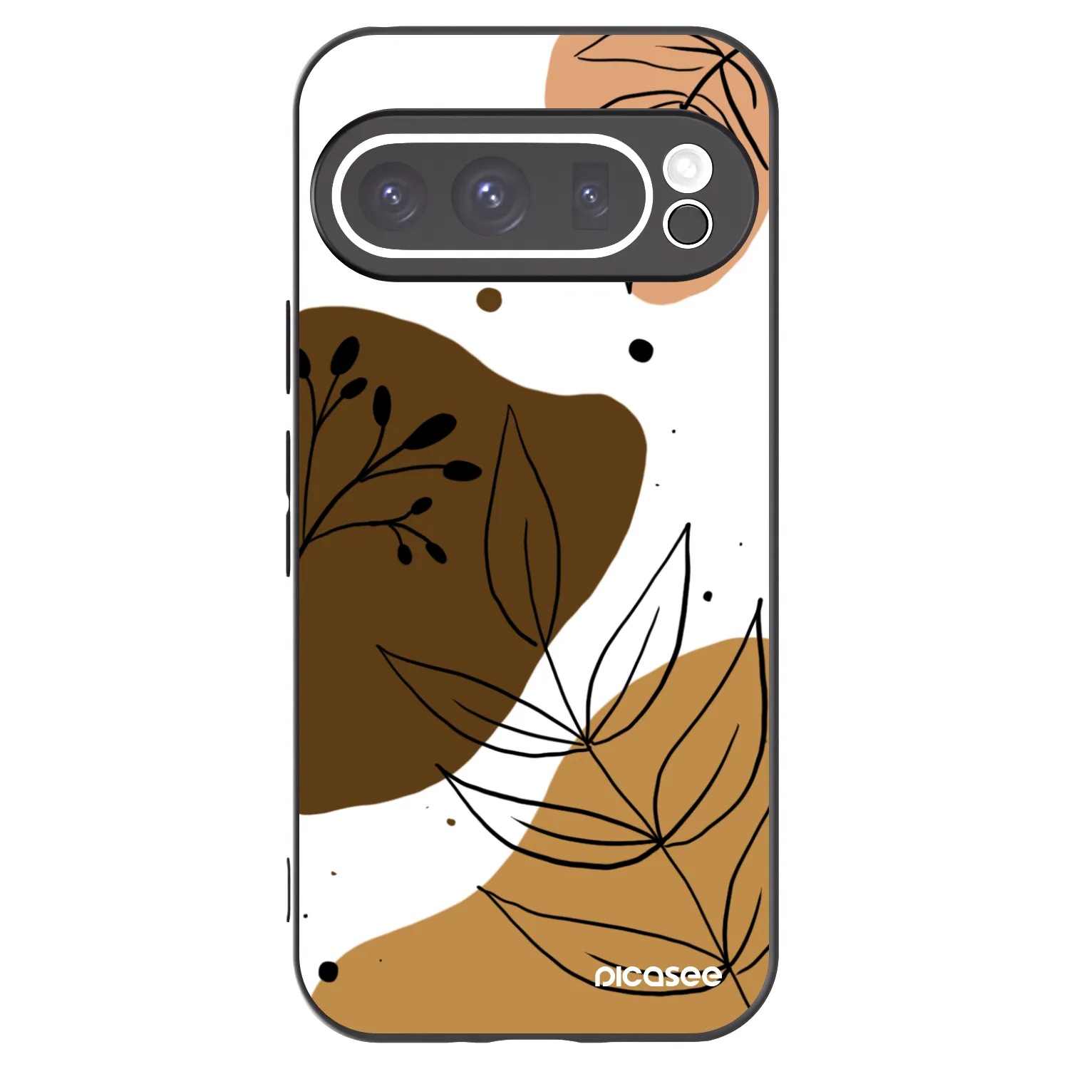 Picasee husă neagră din silicon pentru Google Pixel 9 Pro XL - Boho style