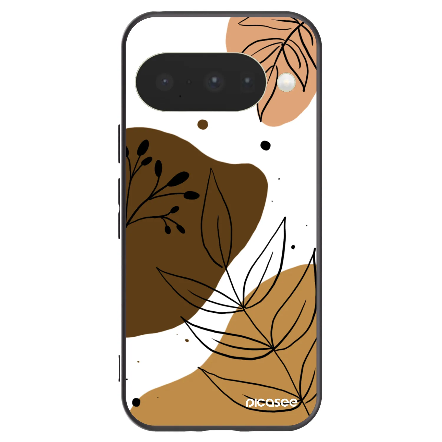 Picasee husă neagră din silicon pentru Google Pixel 10 - Boho style
