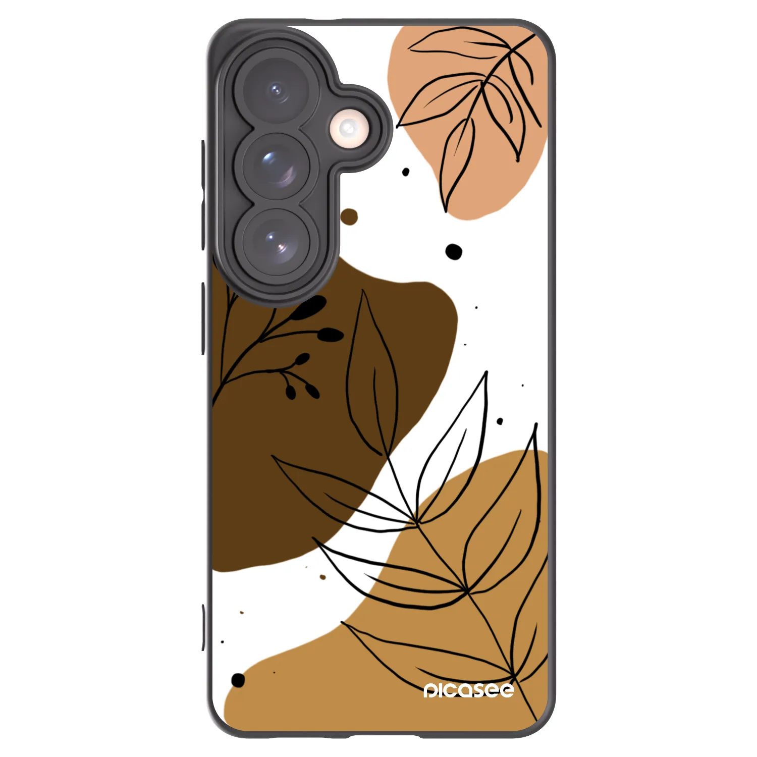 Picasee husă neagră din silicon pentru Samsung Galaxy S26 - Boho style