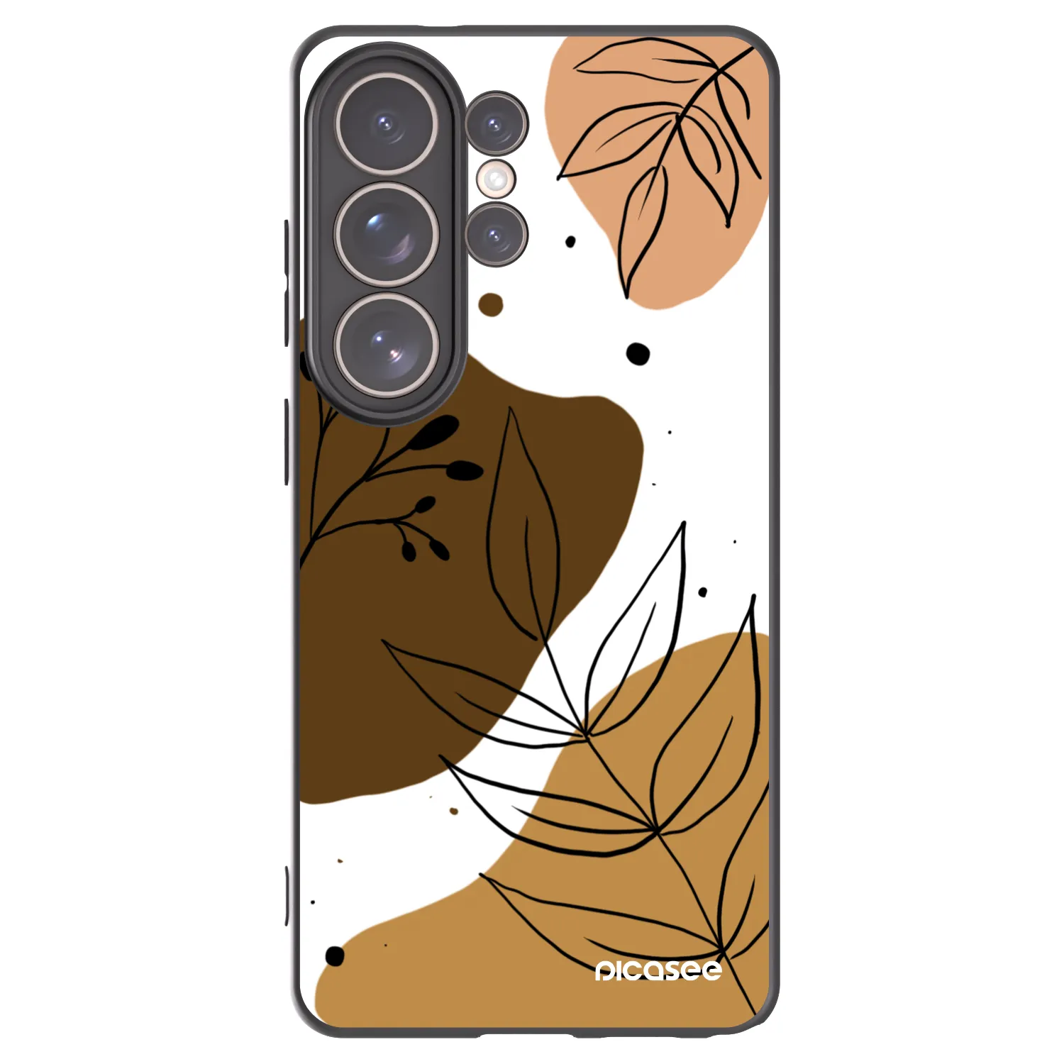 Picasee husă neagră din silicon pentru Samsung Galaxy S26 Ultra - Boho style