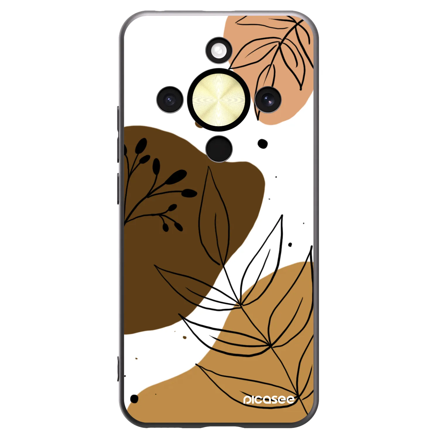 Picasee husă neagră din silicon pentru Honor Magic8 Lite 5G - Boho style