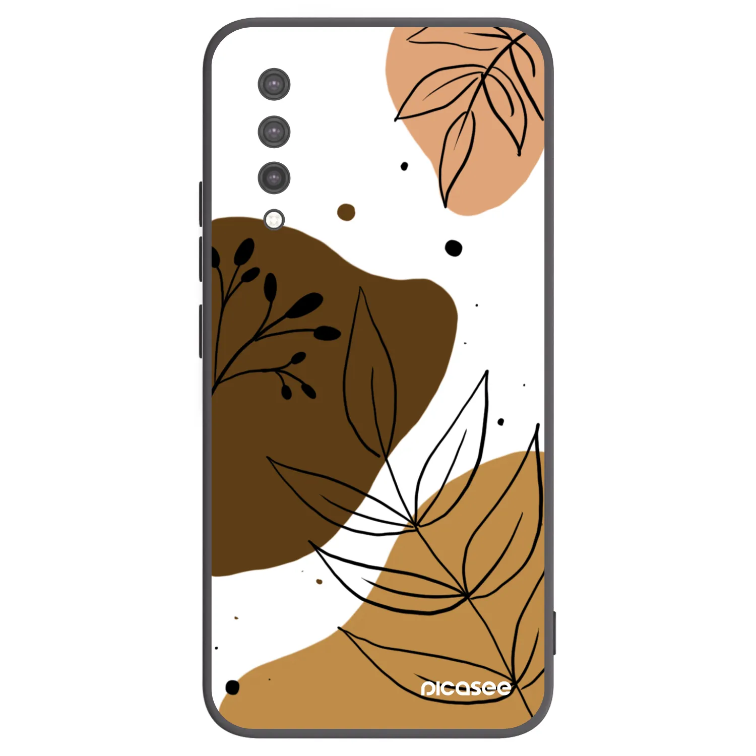 Picasee husă neagră din silicon pentru Xiaomi Mi 9 Lite - Boho style