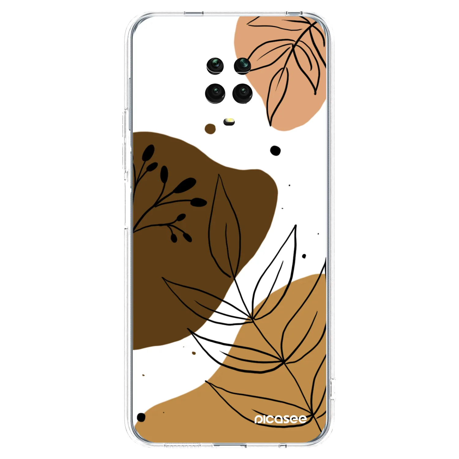 Picasee husă transparentă din silicon pentru Xiaomi Redmi Note 9 Pro - Boho style