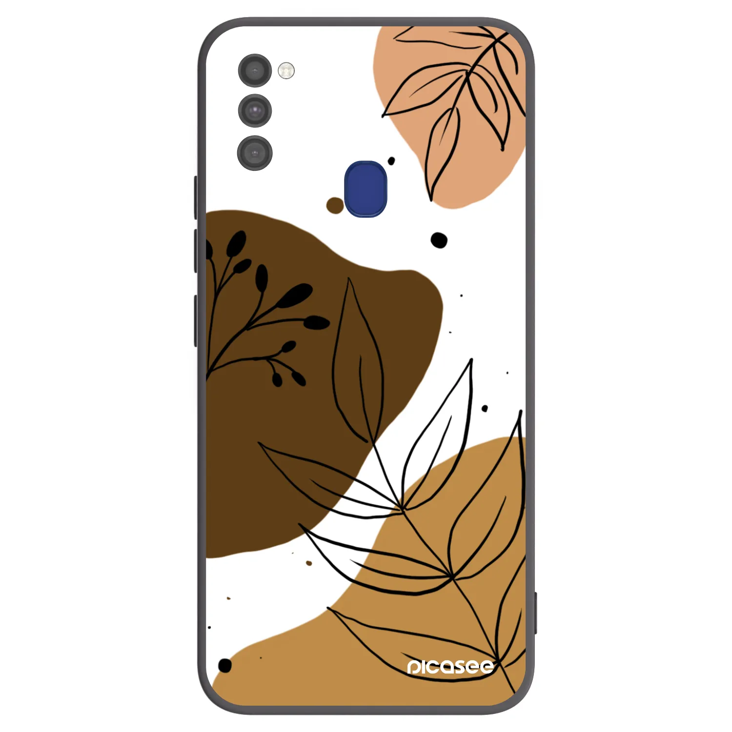 Picasee husă neagră din silicon pentru Samsung Galaxy M21 M215F - Boho style