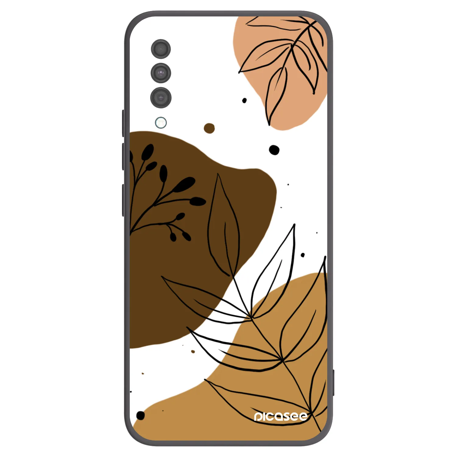 Picasee husă neagră din silicon pentru Samsung Galaxy A30s A307F - Boho style