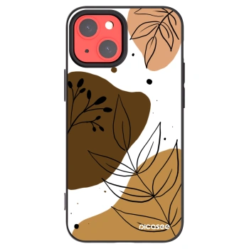 Picasee husă neagră din silicon pentru Apple iPhone 13 mini - Boho style