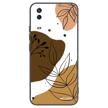 Picasee husă neagră din silicon pentru Vivo Y11s - Boho style