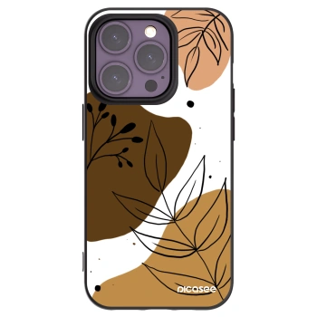Picasee husă neagră din silicon pentru Apple iPhone 14 Pro - Boho style