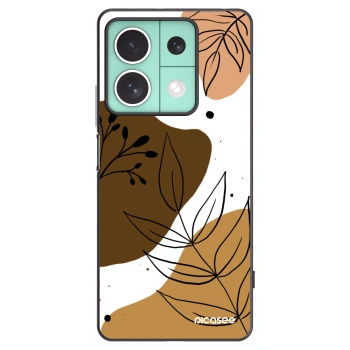 Picasee husă neagră din silicon pentru Xiaomi Redmi Note 13 5G - Boho style