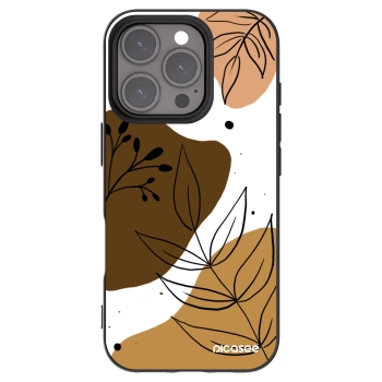 Picasee husă neagră din silicon pentru Apple iPhone 16 Pro - Boho style