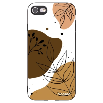 Picasee husă neagră din silicon pentru Apple iPhone 8 - Boho style