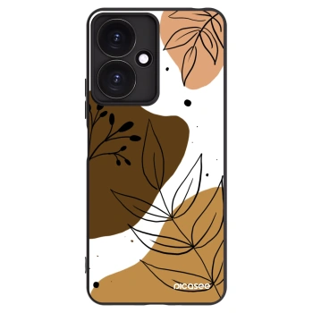 Picasee husă neagră din silicon pentru Xiaomi Redmi 13C 5G - Boho style