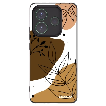 Picasee husă neagră din silicon pentru Xiaomi Redmi Note 14 5G - Boho style