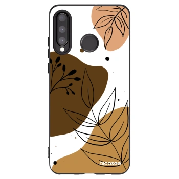 Picasee husă neagră din silicon pentru Huawei P30 Lite - Boho style