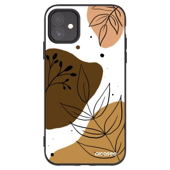 Picasee husă neagră din silicon pentru Apple iPhone 11 - Boho style