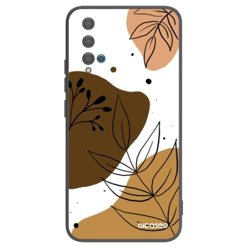 Picasee husă neagră din silicon pentru Huawei Nova 5T - Boho style