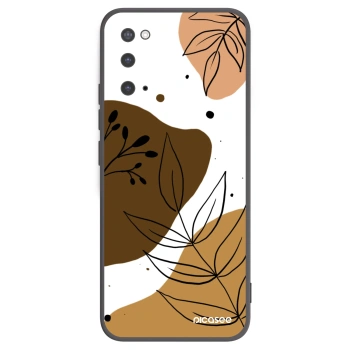 Picasee husă neagră din silicon pentru Samsung Galaxy S20 G980F - Boho style
