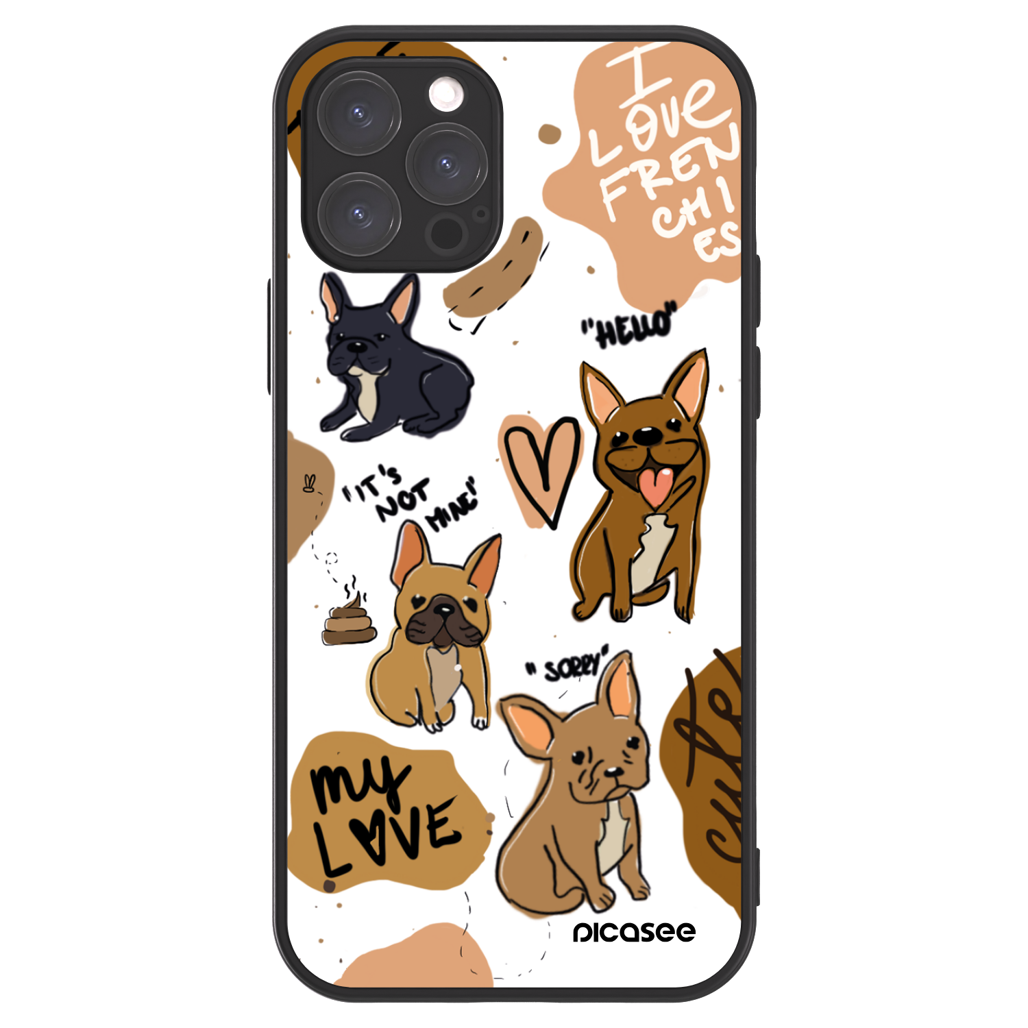 Picasee ULTIMATE CASE pentru Apple iPhone 12 Pro - Frenchies