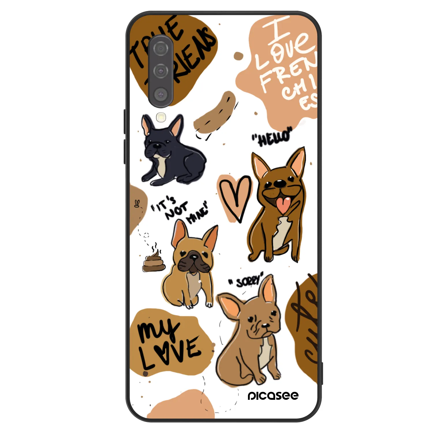 Picasee ULTIMATE CASE pentru Samsung Galaxy A50 A505F - Frenchies