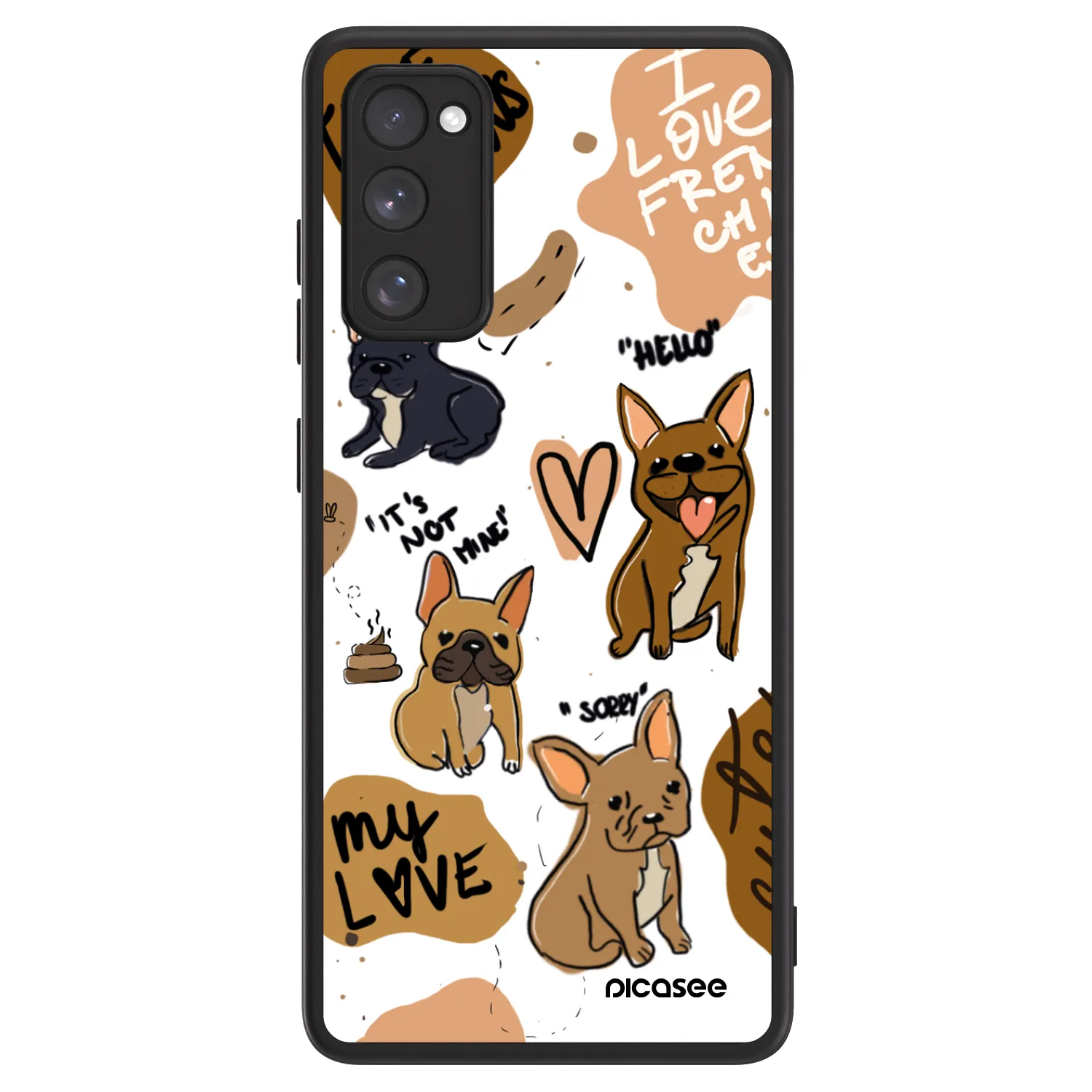 Picasee ULTIMATE CASE pentru Samsung Galaxy S20 FE - Frenchies
