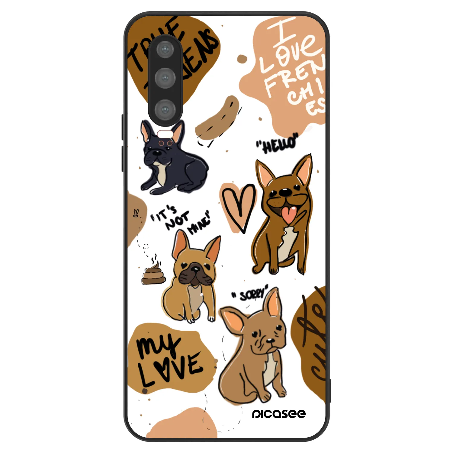 Picasee ULTIMATE CASE pentru Huawei P30 - Frenchies