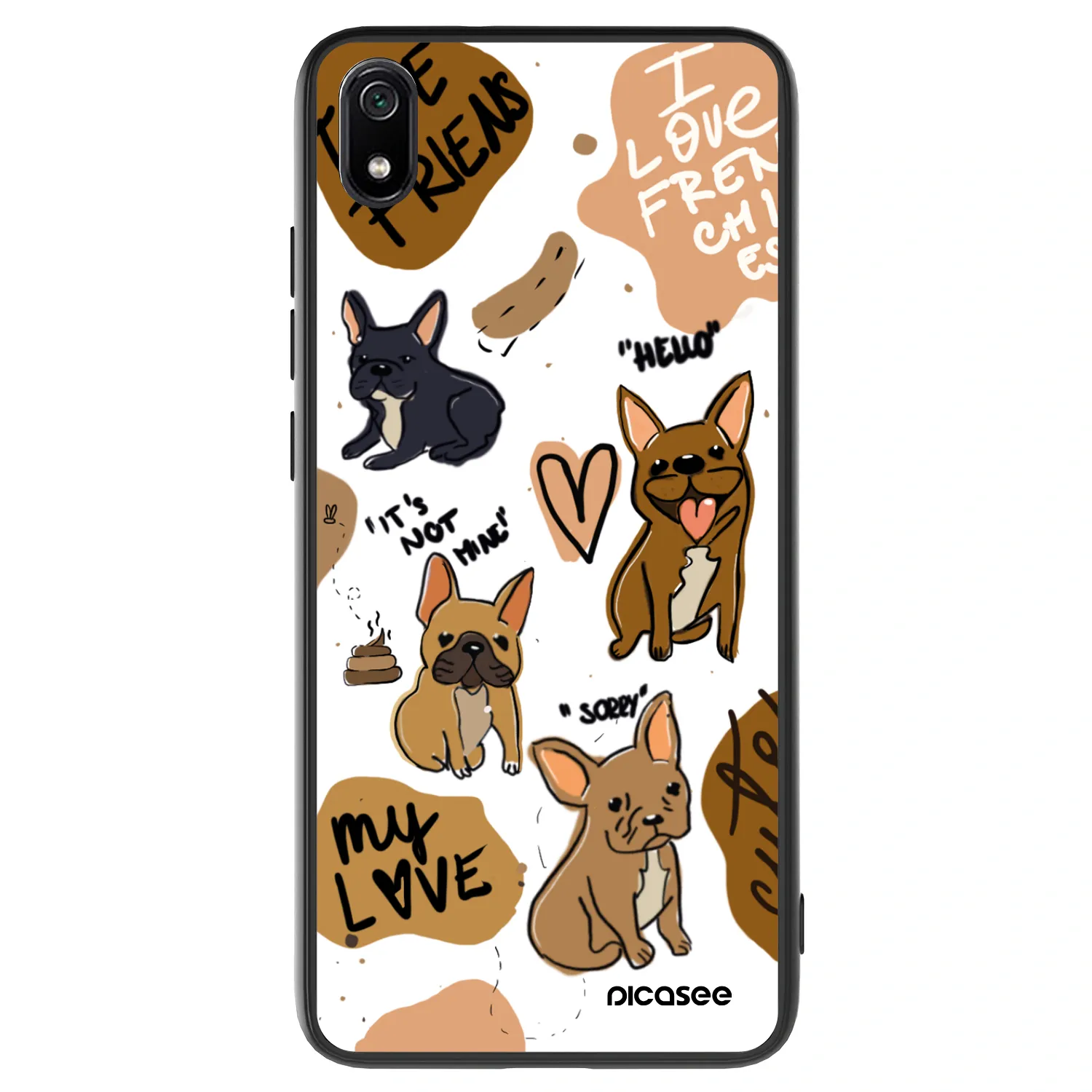 Picasee ULTIMATE CASE pentru Xiaomi Redmi 7A - Frenchies