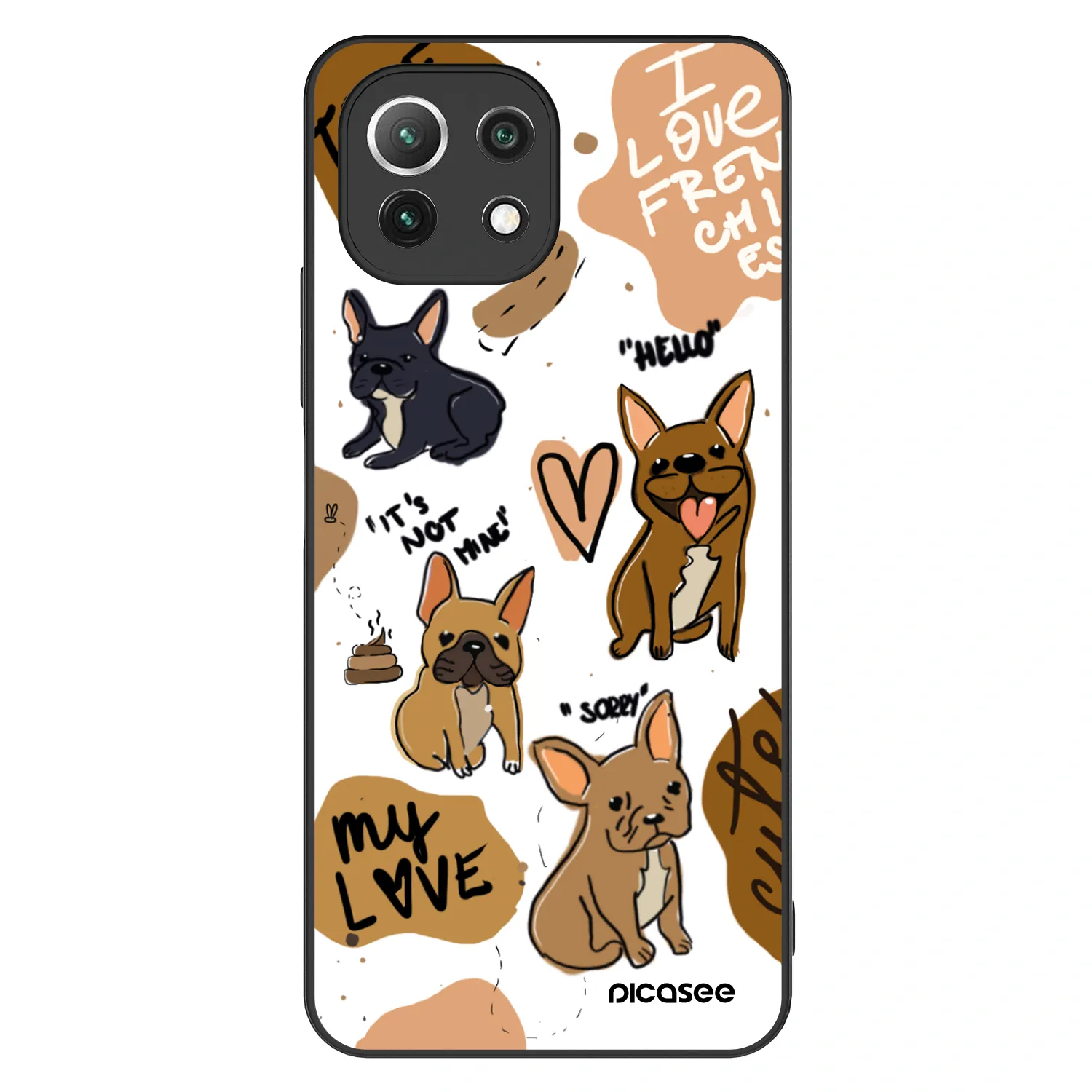 Picasee ULTIMATE CASE pentru Xiaomi Mi 11 Lite - Frenchies